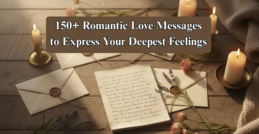 150+ Romantic Love Messages to Express Your Deepest Feelings