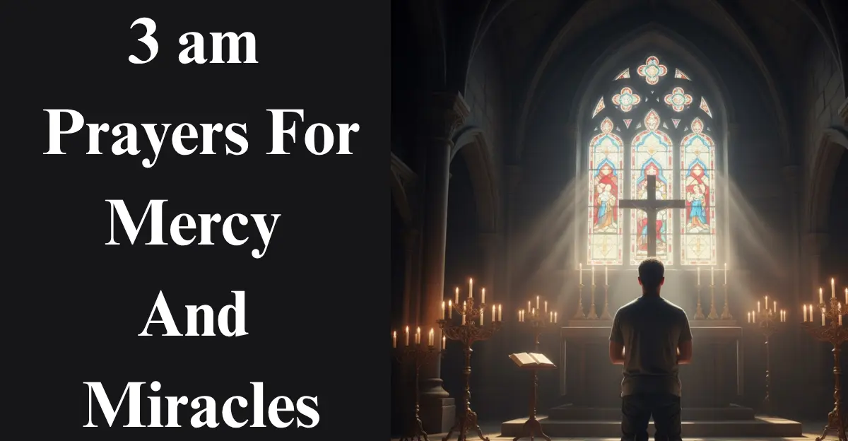 3 am Prayers For Mercy And Miracles