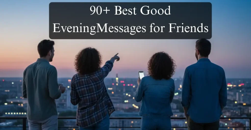 90+ Best Good Evening Messages for Friends