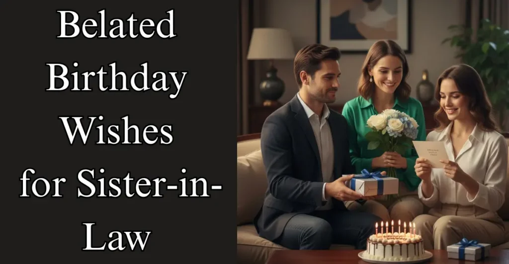 Belated Birthday Wishes for Sister-in-Law