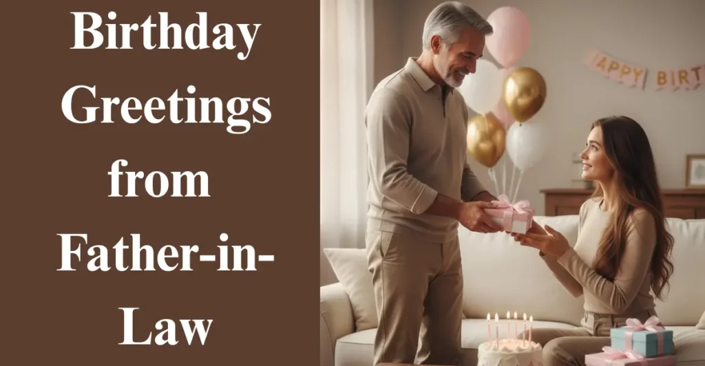 Birthday Greetings from Father-in-Law