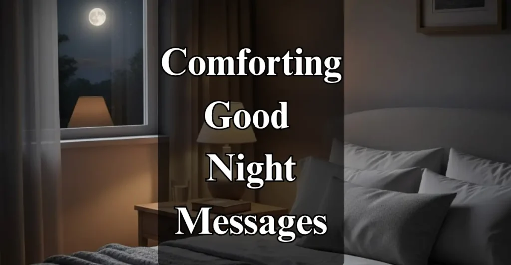 Comforting Good Night Messages
