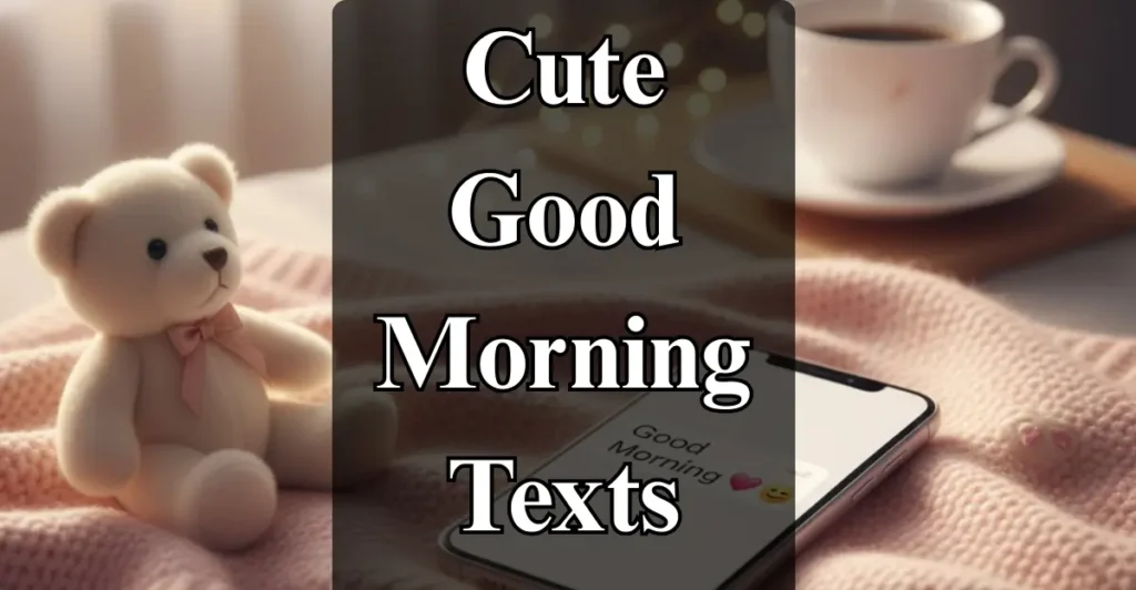 Cute Good Morning Texts