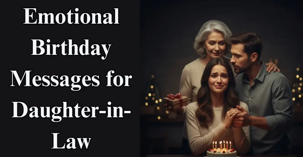 Emotional Birthday Messages for Daughter-in-Law