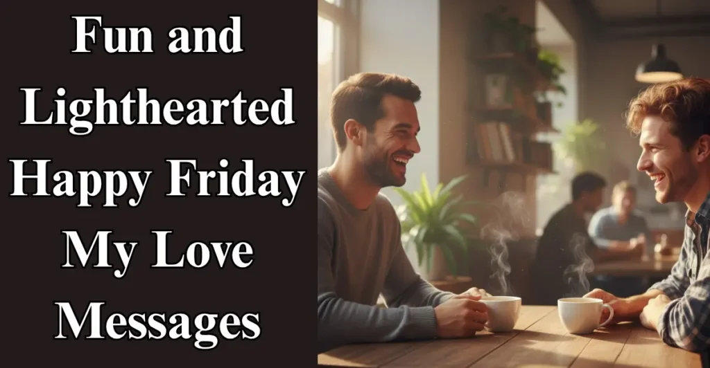 Fun and Lighthearted Happy Friday My Love Messages