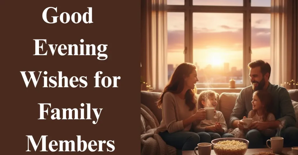 Good Evening Wishes for Family Members