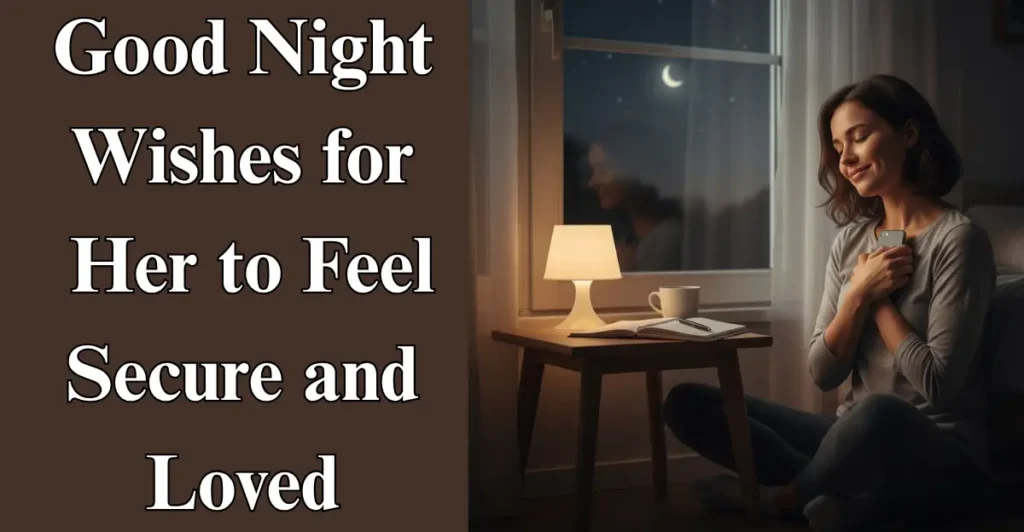 Good Night Wishes for Her to Feel Secure and Loved