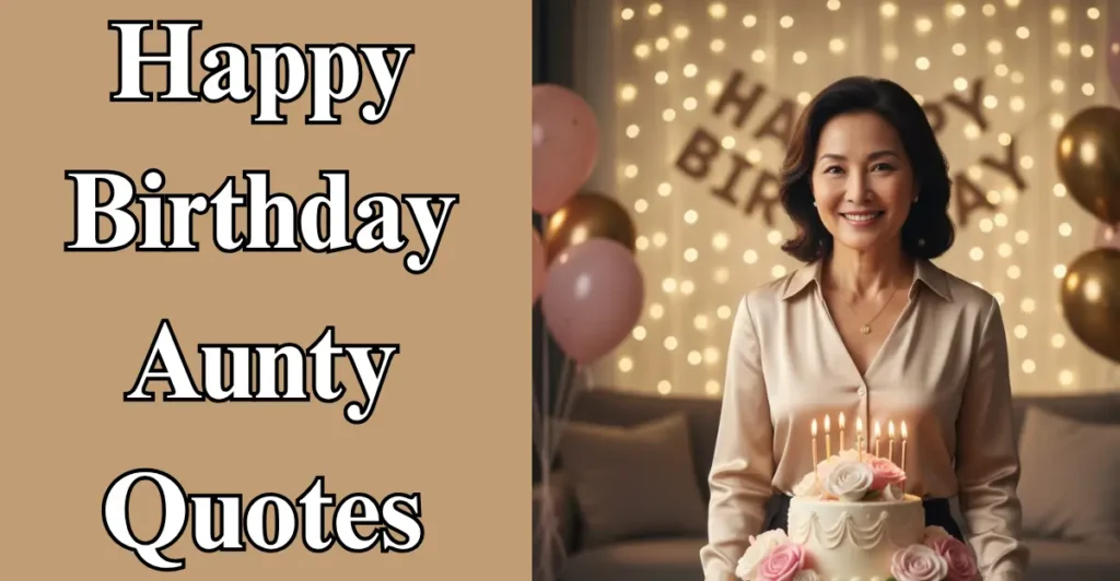 Happy Birthday Aunty Quotes