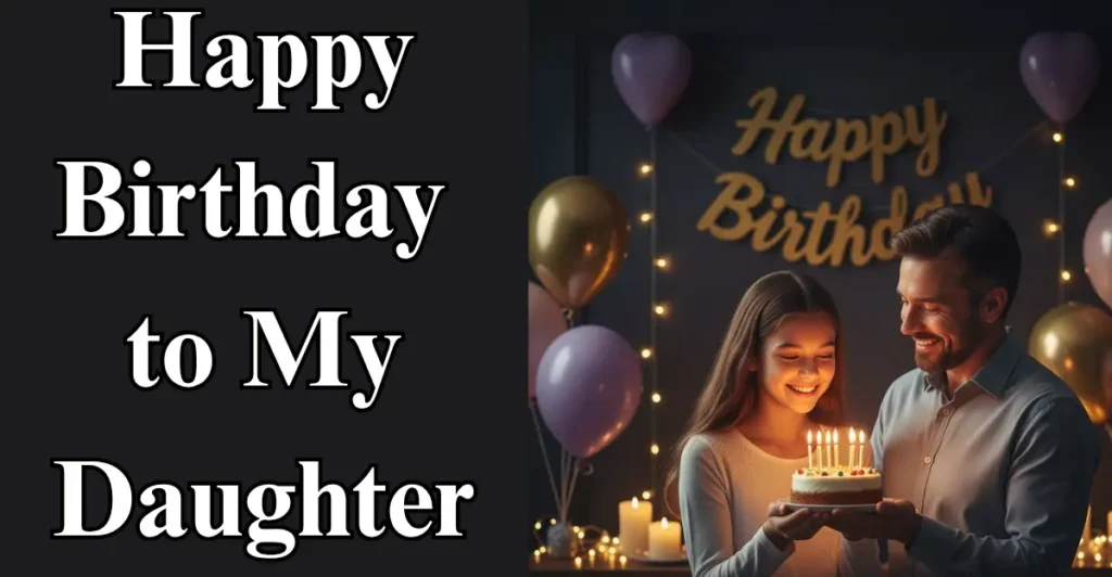 Happy Birthday to My Daughter