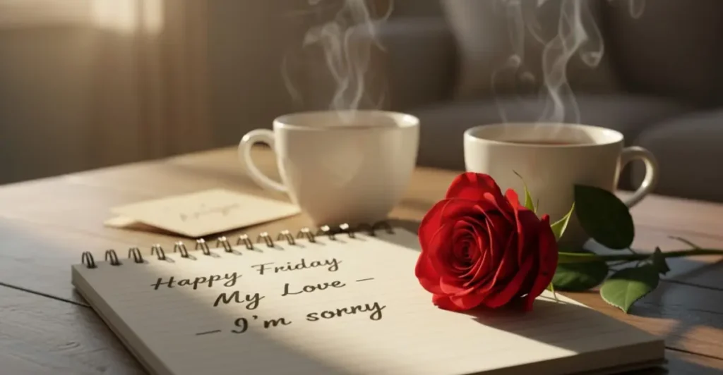 Happy Friday My Love Messages for Apologies