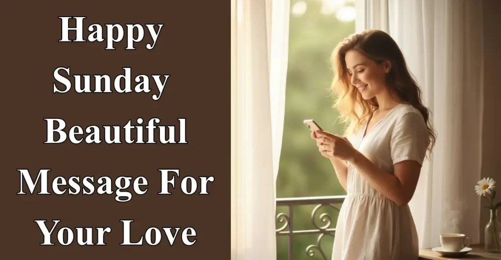 Happy Sunday Beautiful Message For Your Love