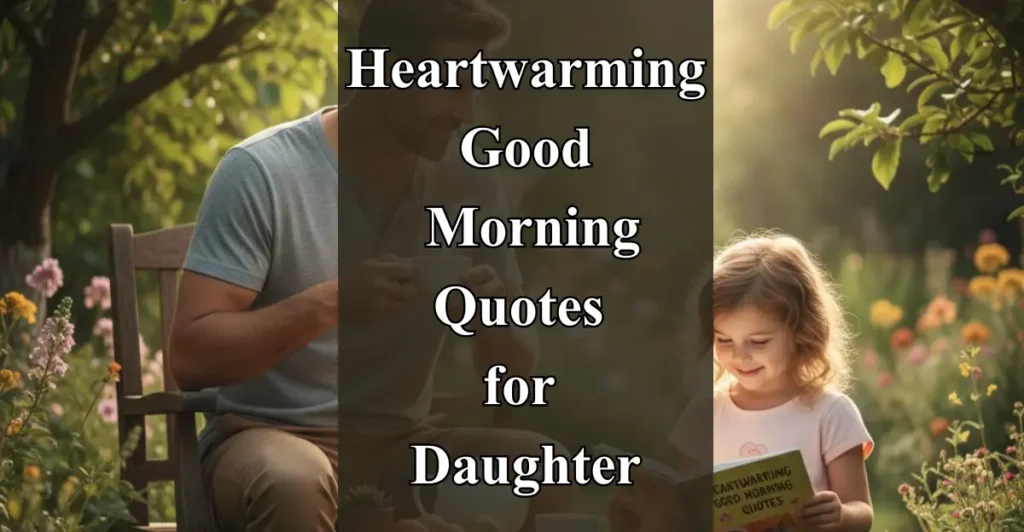 Heartwarming Good Morning Quotes for Daughter