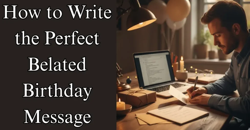 How to Write the Perfect Belated Birthday Message