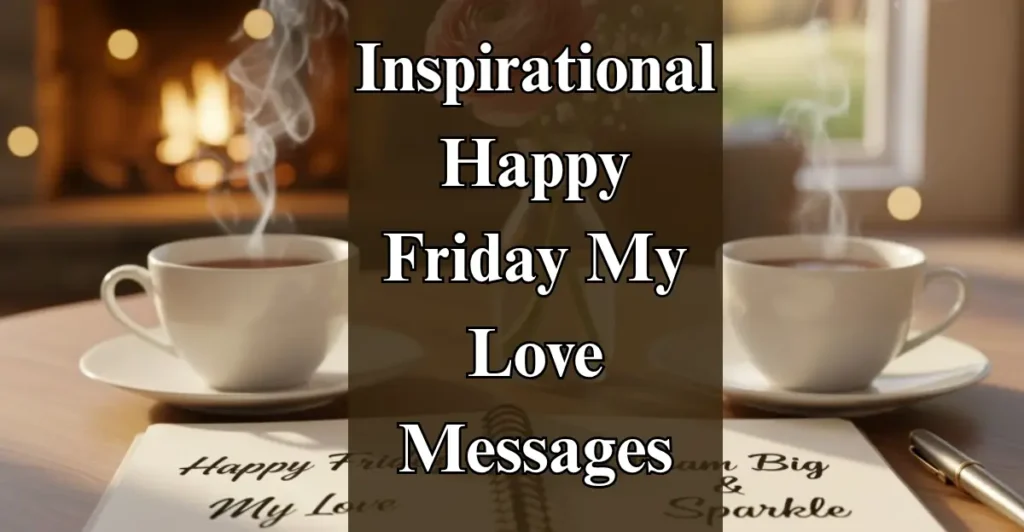 Inspirational Happy Friday My Love Messages