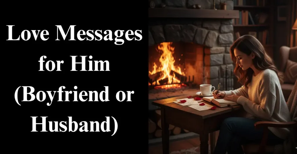 Love Messages for Him (Boyfriend or Husband)