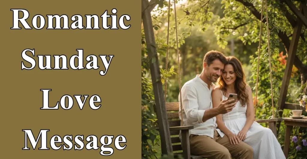 Romantic Sunday Love Message