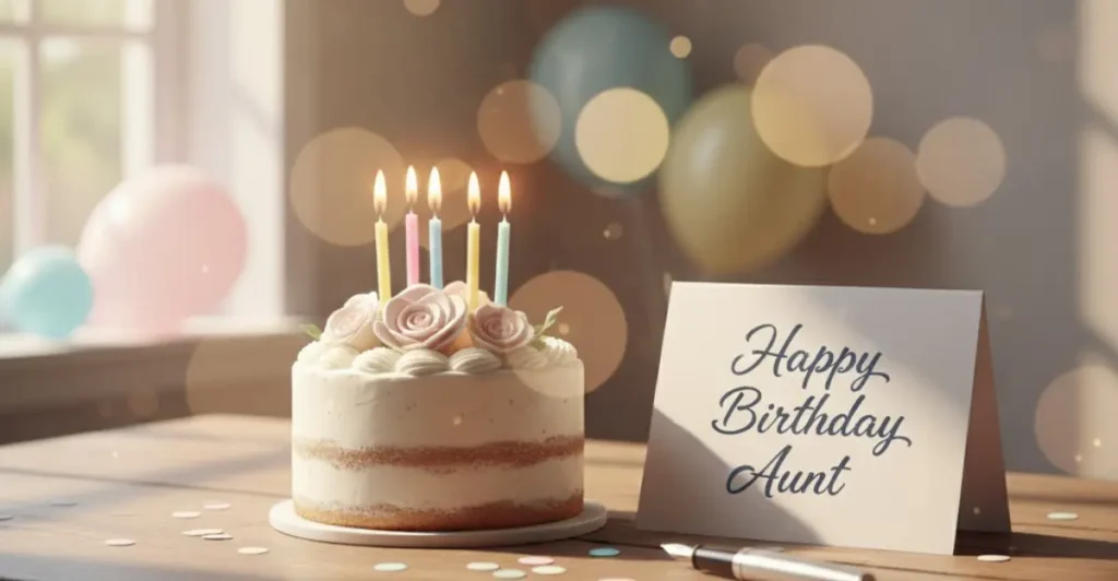 Short Birthday Messages for Aunt