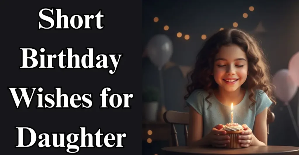 Short Birthday Wishes for Daughter
