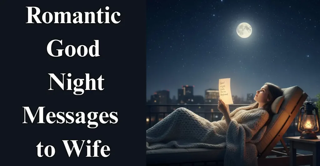 Romantic Good Night Messages to Wife
