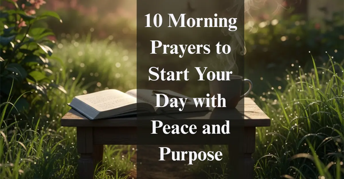 10 Morning Prayers to Start Your Day with Peace and Purpose