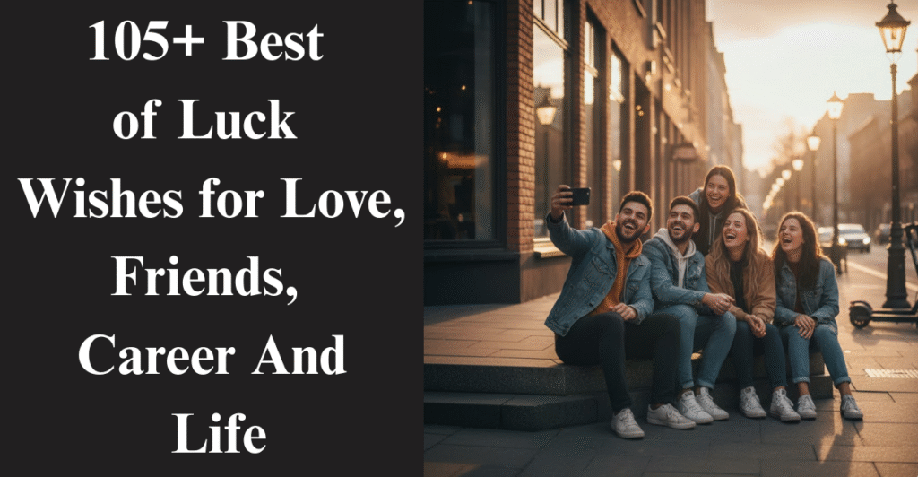 105+ Best of Luck Wishes for Love, Friends, Career & Life