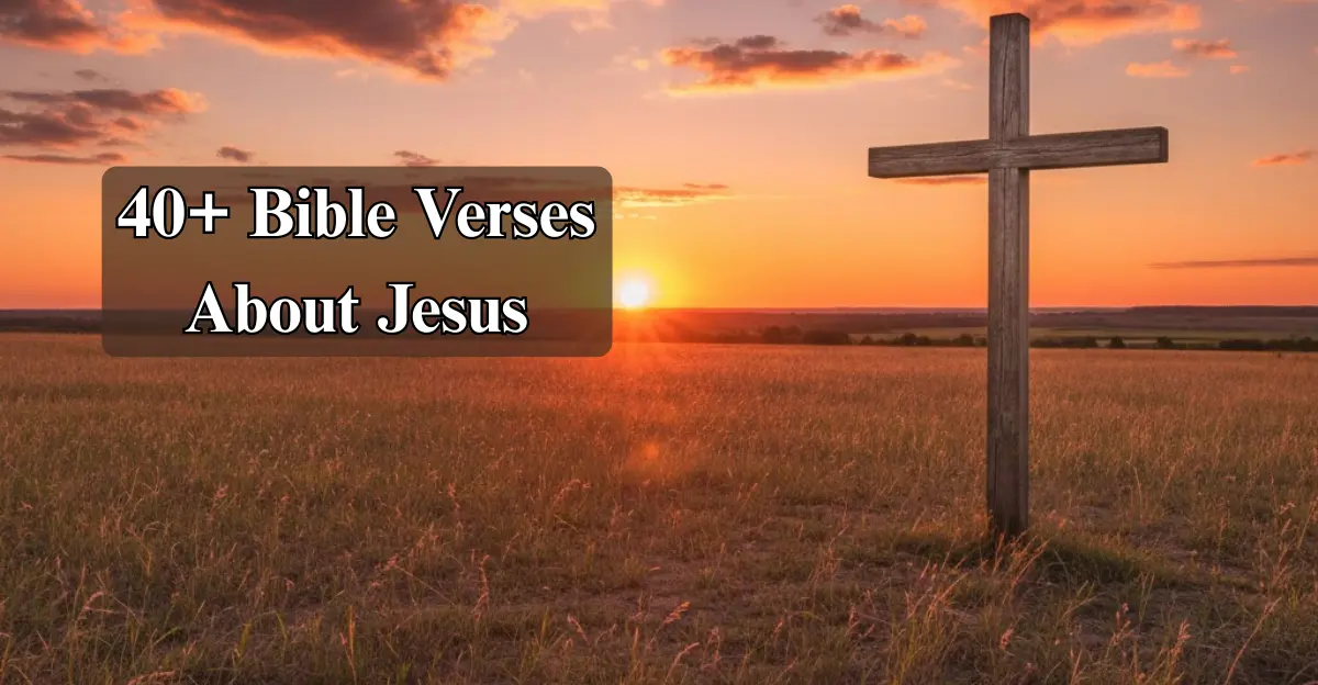40+Bible Verses about Jesus