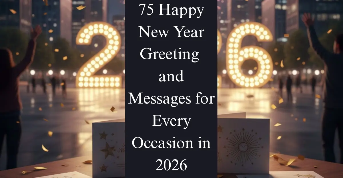 75 Happy New Year Greeting and Messages for Every Occasion in 2026