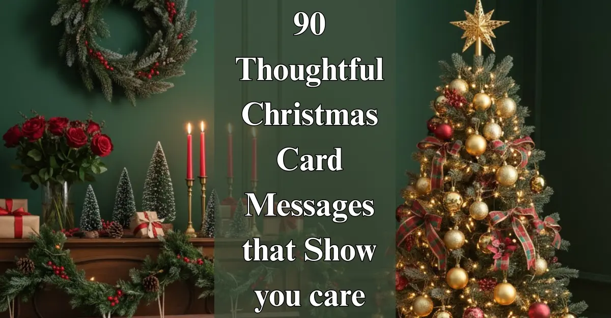 90 thoughtful Christmas card messages that show you care