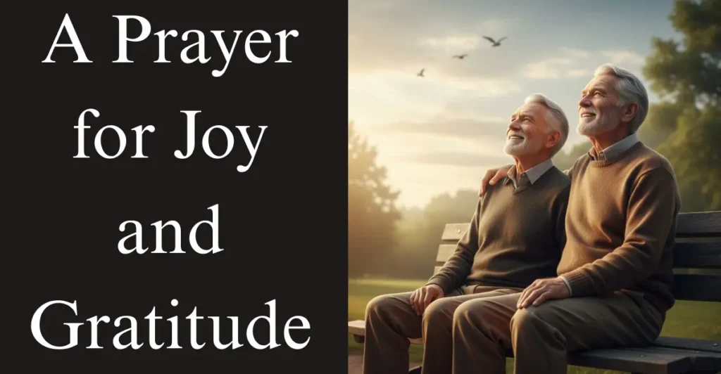 A Prayer for Joy and Gratitude