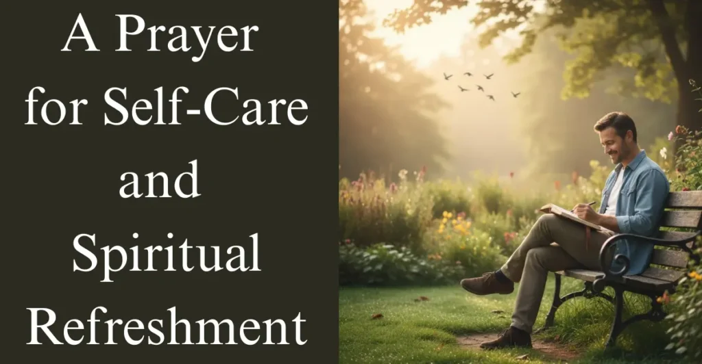 A Prayer for Self-Care and Spiritual Refreshment