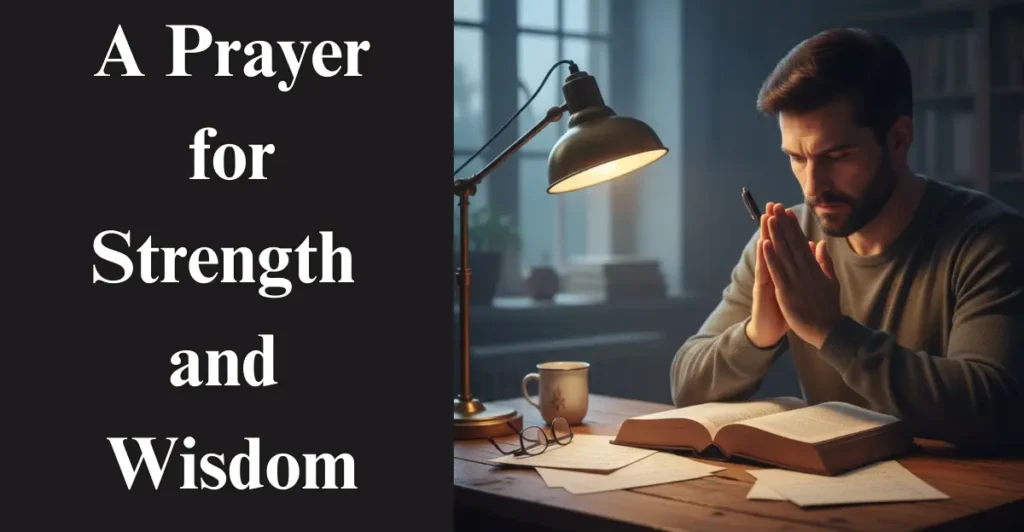 A Prayer for Strength and Wisdom