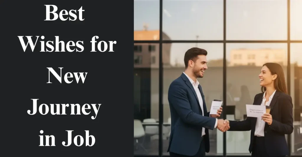 Best Wishes for New Journey in Job