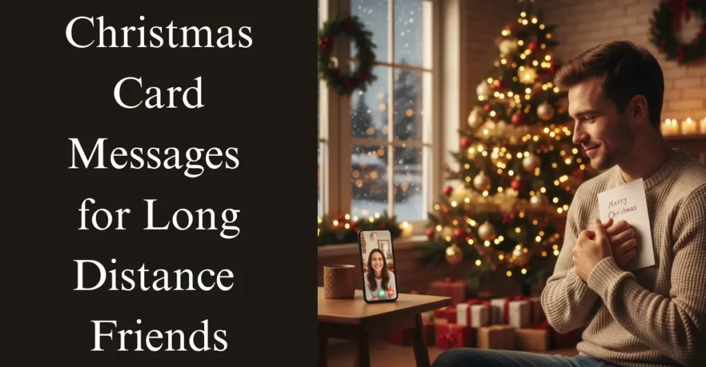 Christmas Card Messages for Long-Distance Friends