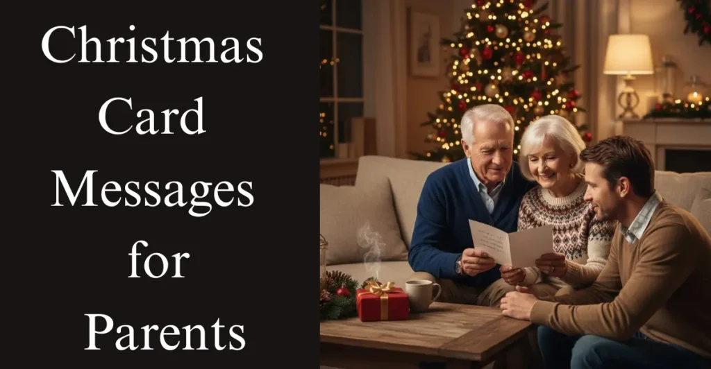 Christmas Card Messages for Parents