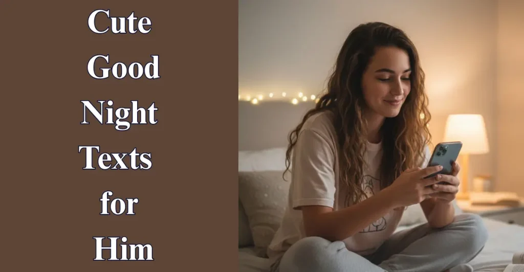 Cute Good Night Texts for Him