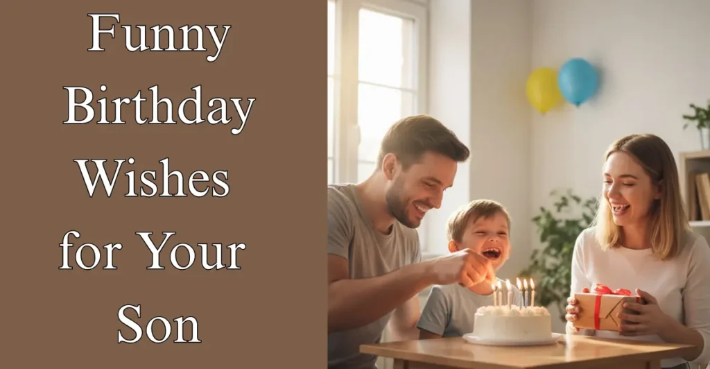 Funny Birthday Wishes for Your Son