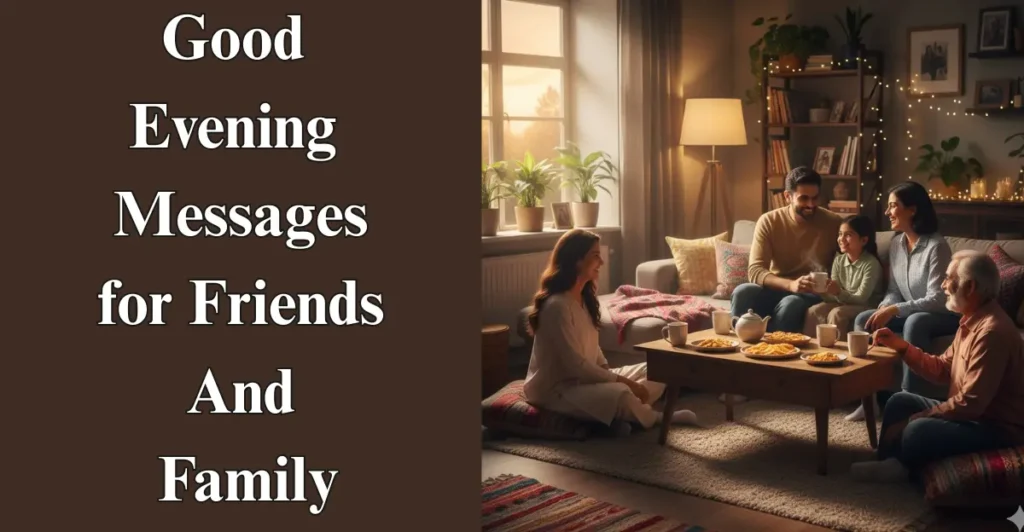 Good Evening Messages for Friends & Family