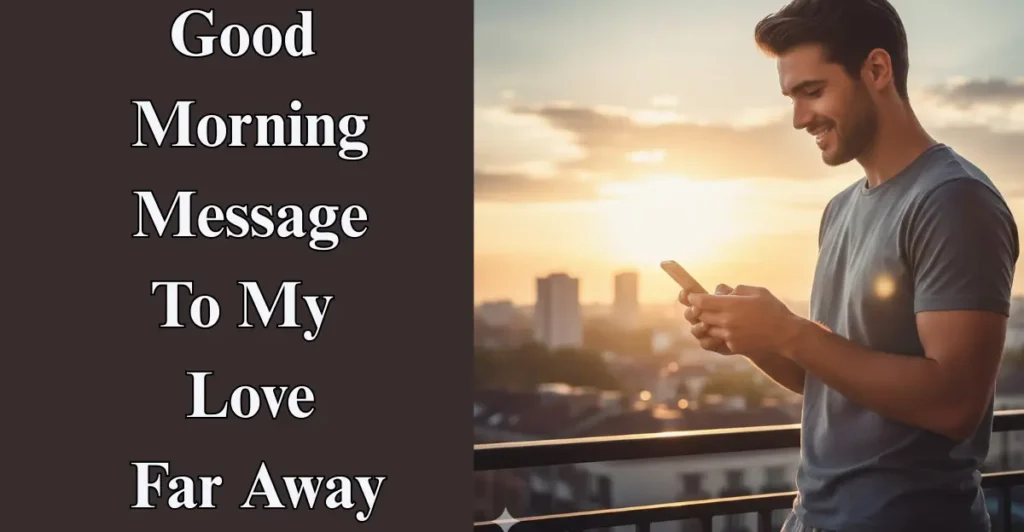 Good Morning Message To My Love Far Away