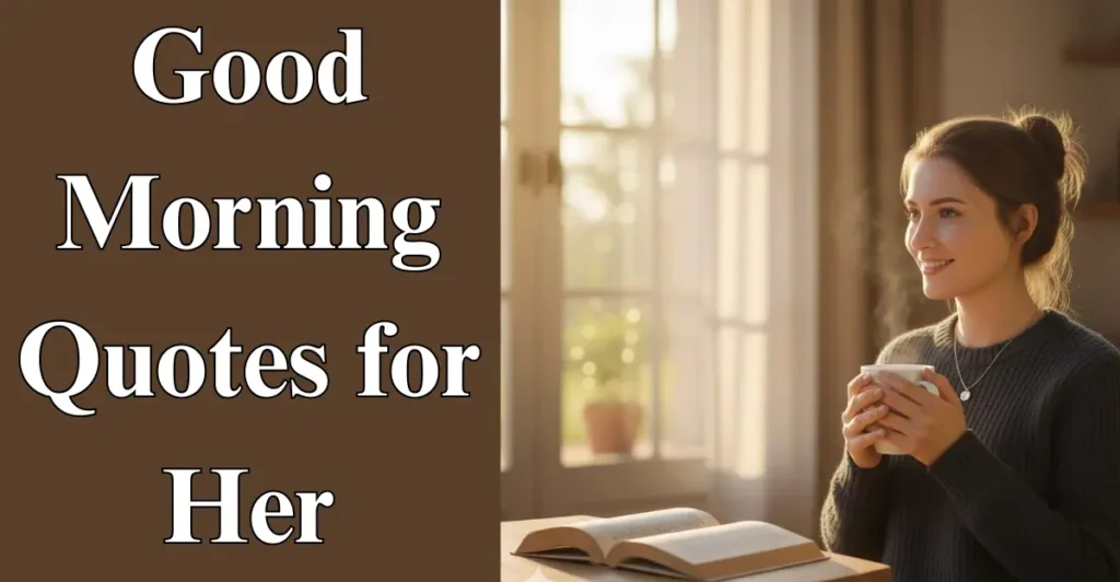 Good Morning Quotes for Her