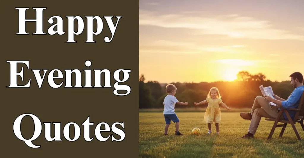 Happy Evening Quotes