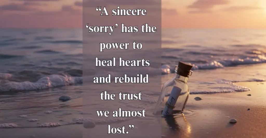 Heart-touching Ways to Say Sorry for My Mistake Messages