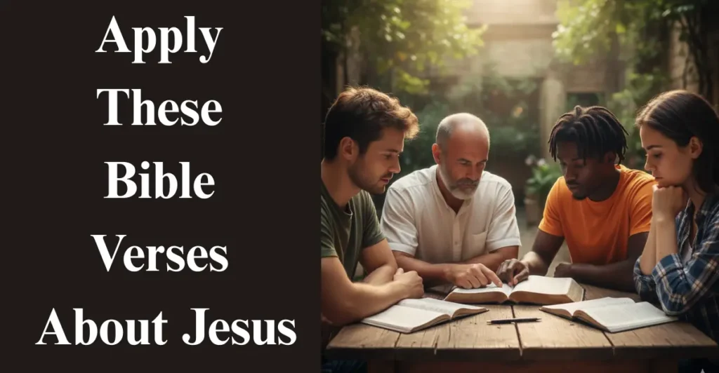 How to Apply These Bible Verses About Jesus