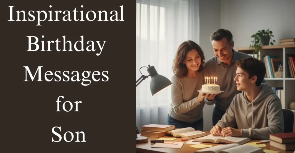 Inspirational Birthday Messages for Son