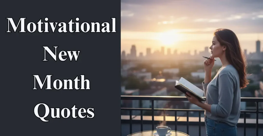 Motivational New Month Quotes
