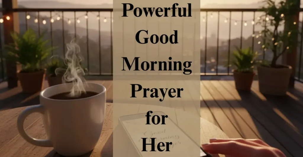 Powerful Good Morning Prayer for Her