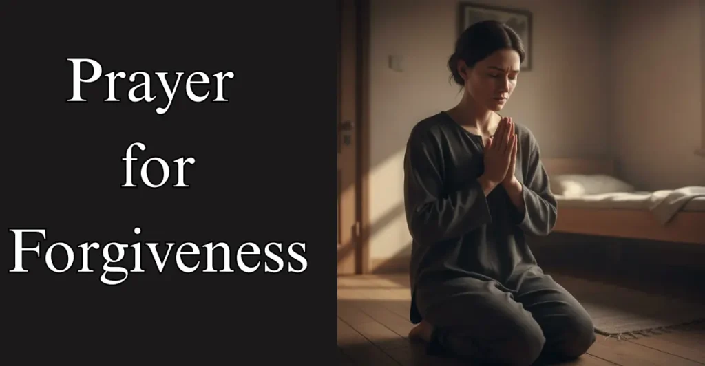Prayer for Forgiveness