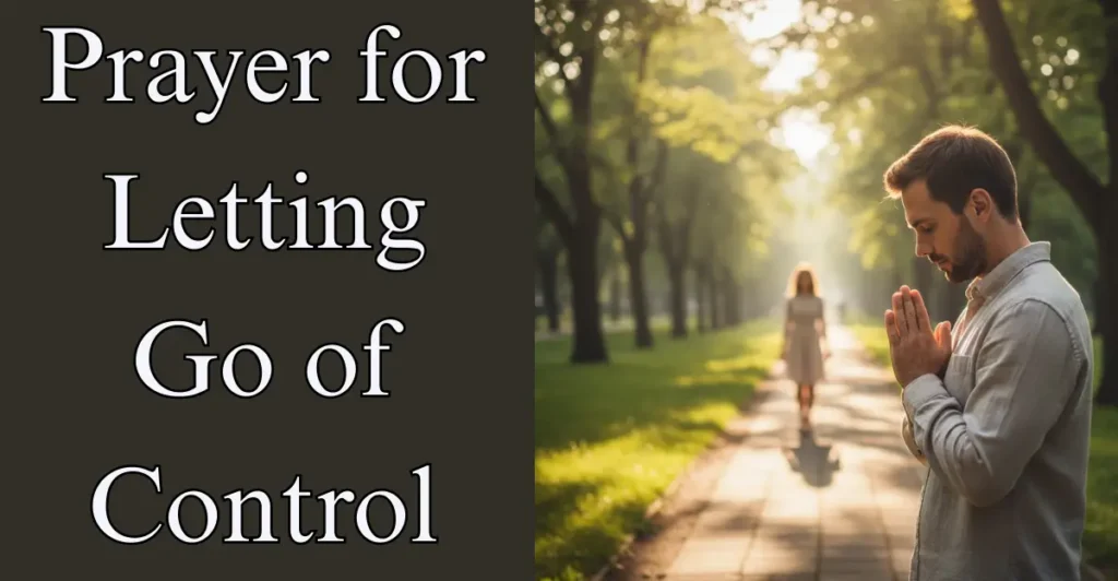 Prayer for Letting Go of Control