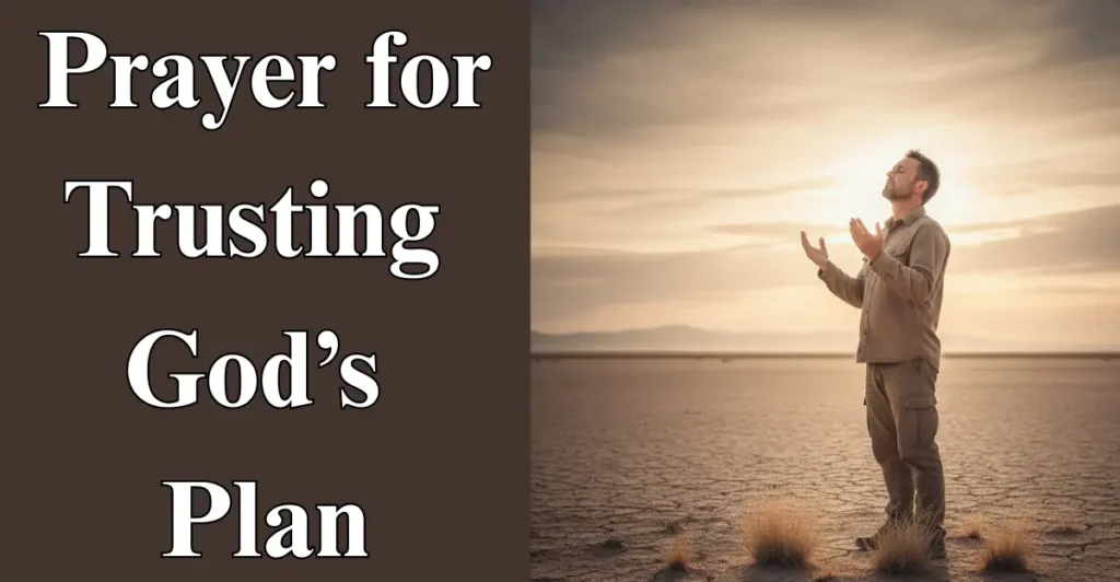 Prayer for Trusting God’s Plan
