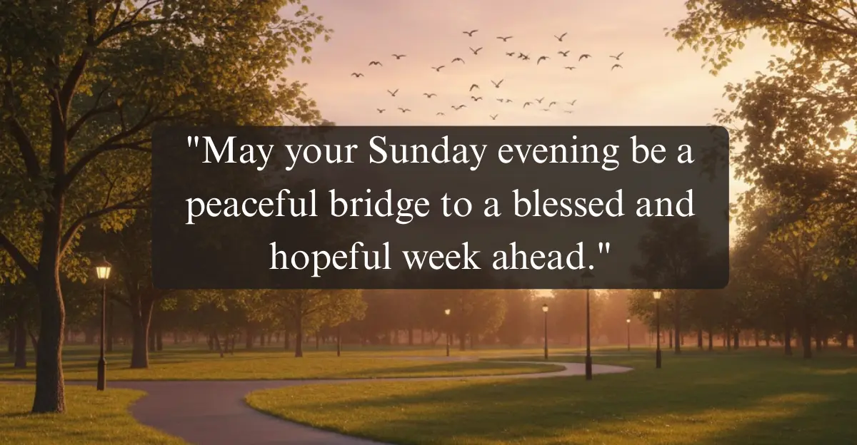 “100+ Sunday Evening Messages, Wishes to Spread Calm, Joy & Positivity