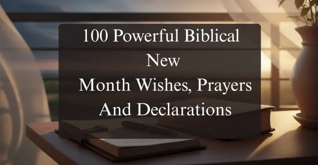 100 Powerful Biblical New Month Wishes, Prayers And Declarations